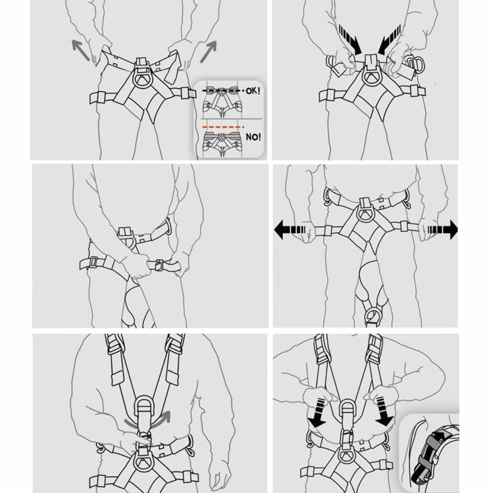 Safety Harness Fall Protection Kit l Fall Arrest Harness l Safety Fall Protection Equipment l High-Quality Fall Protection Kit l Sturdy Safety Harness High-Quality Construction For Any activities