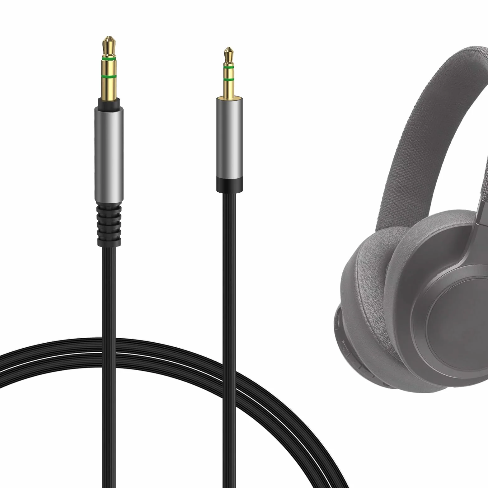 Geekria Kabel audio kompatybilny ze słuchawkami JBL Tune 770NC 760NC 660NC 520BT Live660NC 650BTNC 500BT Synchros S700 S500 E50BT przewód stereo 2,5 mm na 3,5 mm 1,2 m