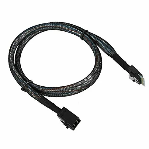 INNOV8 Slim SAS SFF-8654 4i 38pin do Mini SAS HD SFF-8643 36-pinowy kabel docelowy 0,5 m