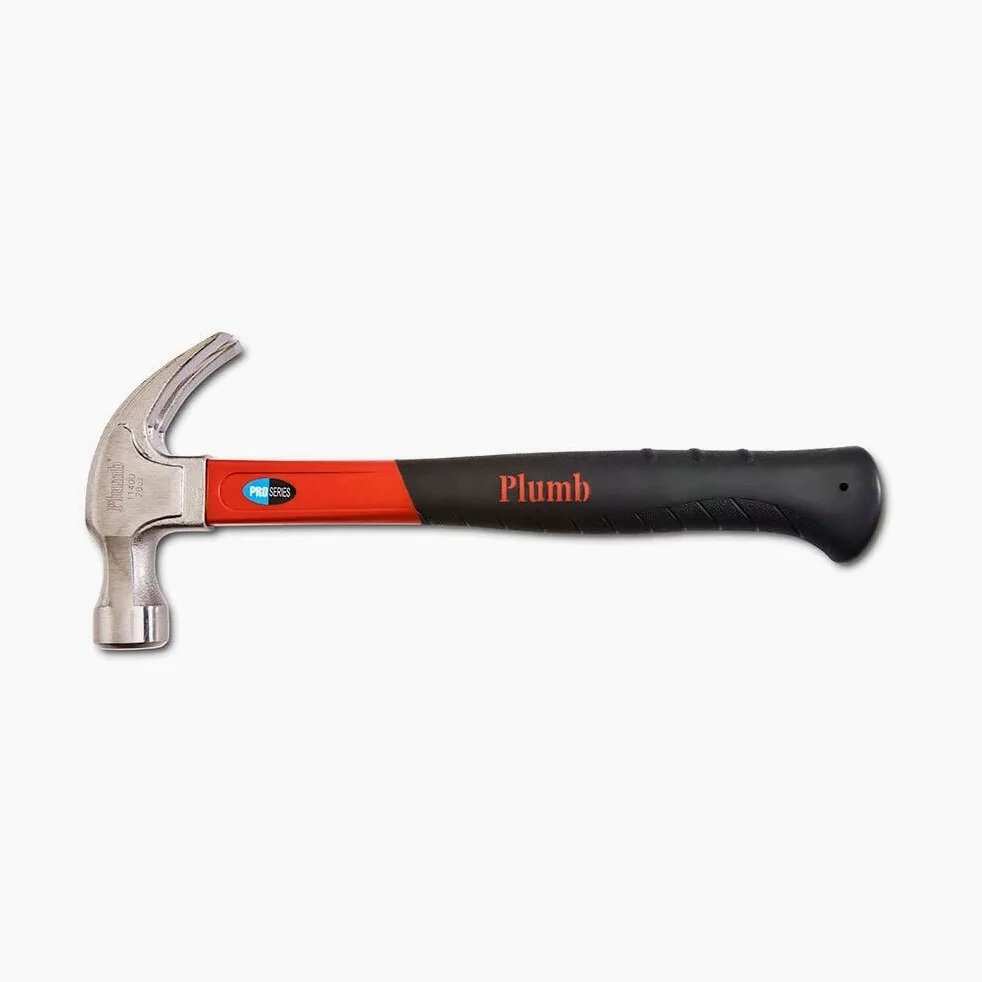 Wkrętak 11400N 20 uncji Pro Series Młotek z krzywą z włókna szklanego, czarny/czerwony, 50 ml
