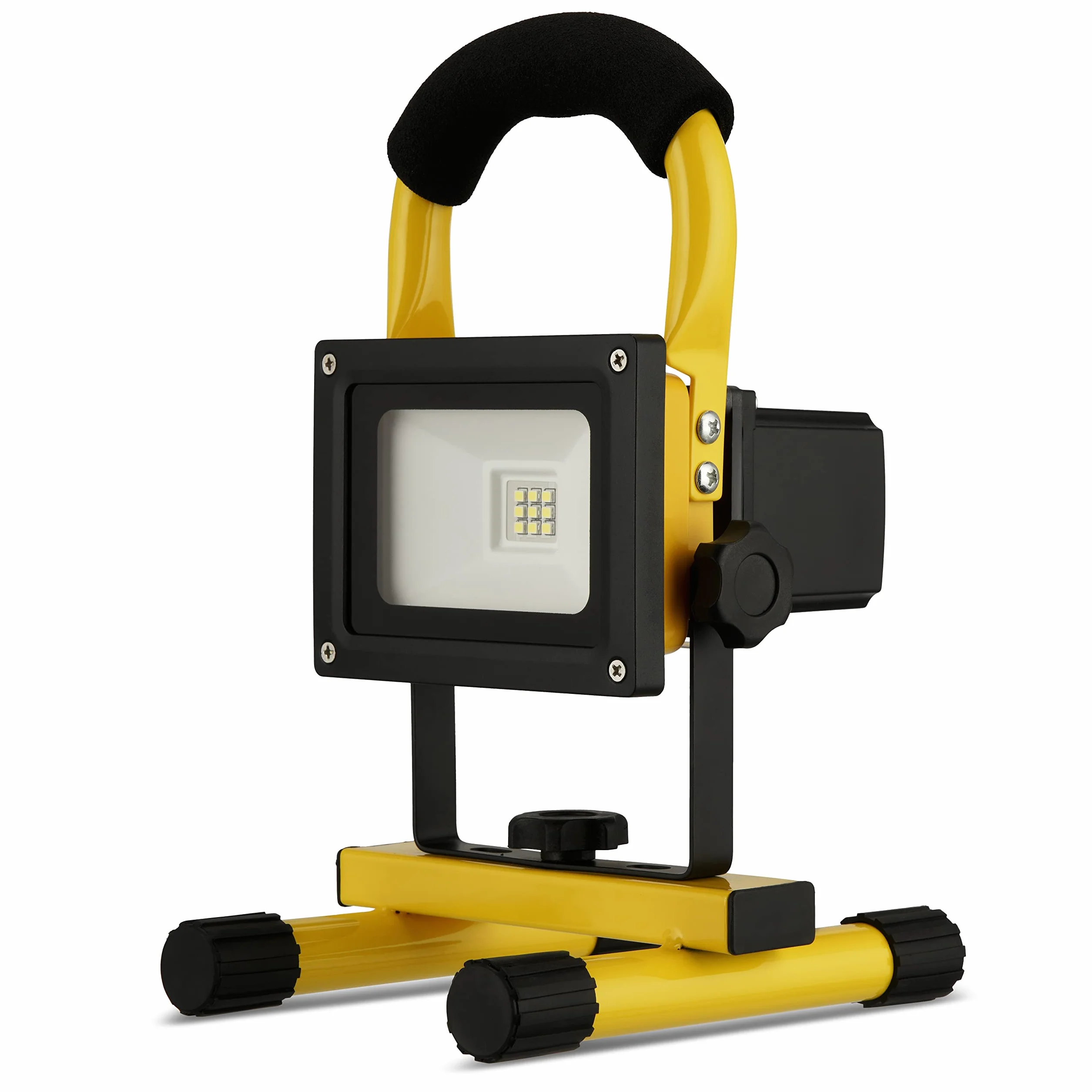 REV SPOT, lampa robocza LED z akumulatorem, 7 W, 600 lm, IP44, czarno-żółta