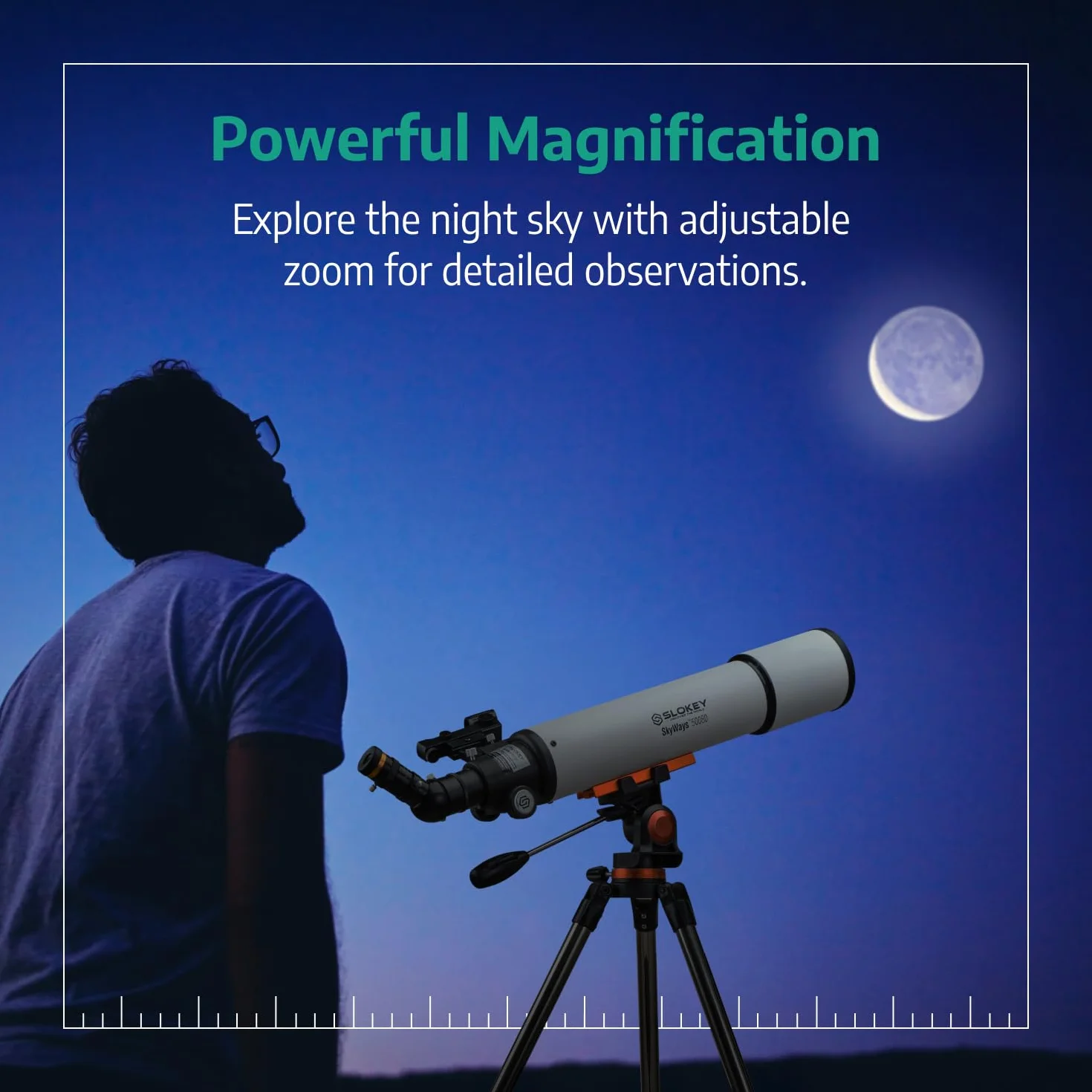 Teleskop astronomiczny 20x250 przenośny do obserwacji księżyca planet gwiazd