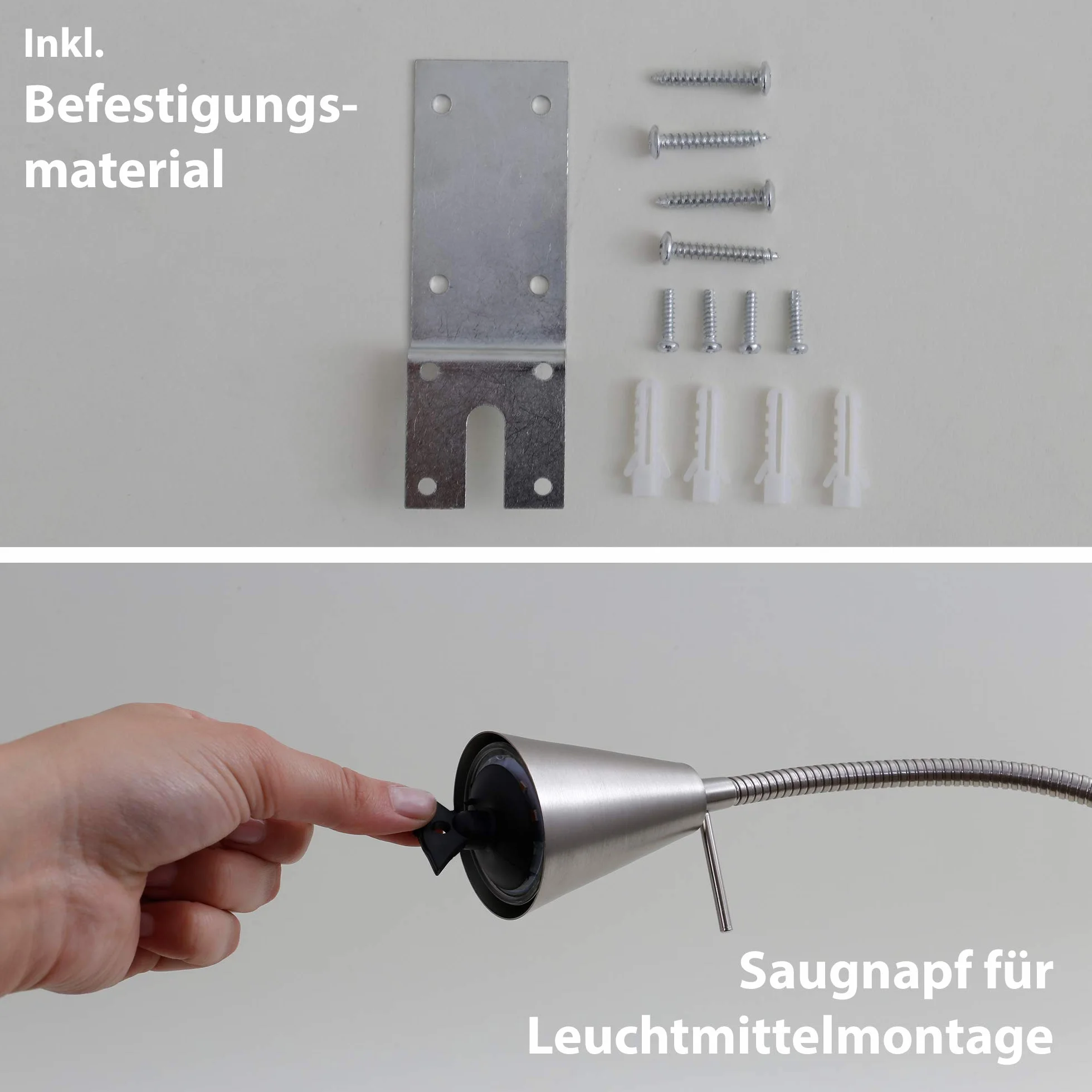 BRILONER - Zestaw 2 Lamp LED do Czytania, Włącznik/Wyłącznik, Wychylna z Wieloma Pozycjami, Lampa Ścienna, Lampka Nocna