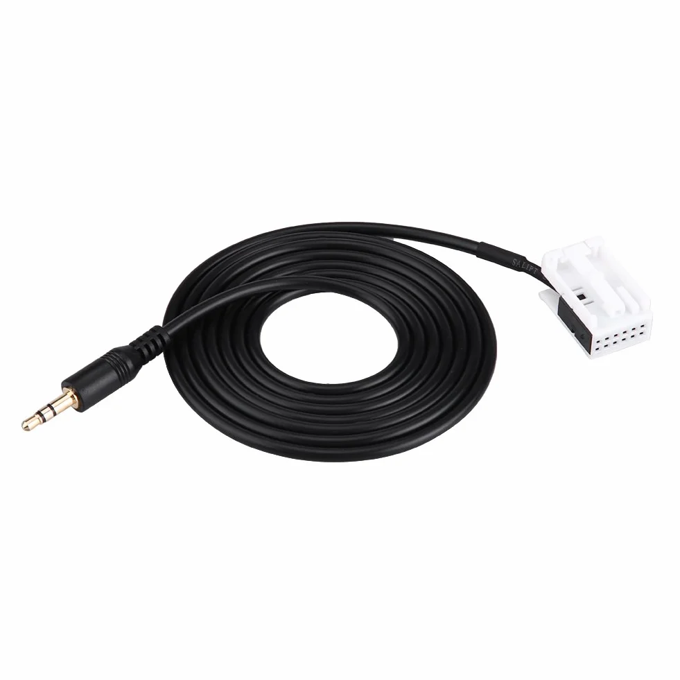 Keenso Samochodowy kabel audio AUX, kabel pomocniczy 149 cm 3,5 mm wtyczka jack z narzędziami do usuwania radia do Peugeo t 307 308 407 C2 Citroe n RD4