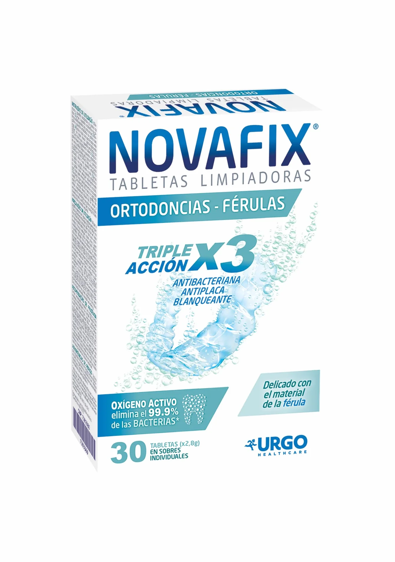 Novafix - Tabletki czyszczące Triple Action - Do ortodoncji i szyn