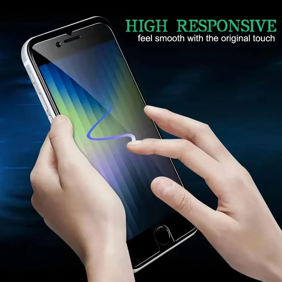 Szkło hartowane pancerne do iPhone SE3 2022 SE2 2020 8 7 6S 6 3 sztuki