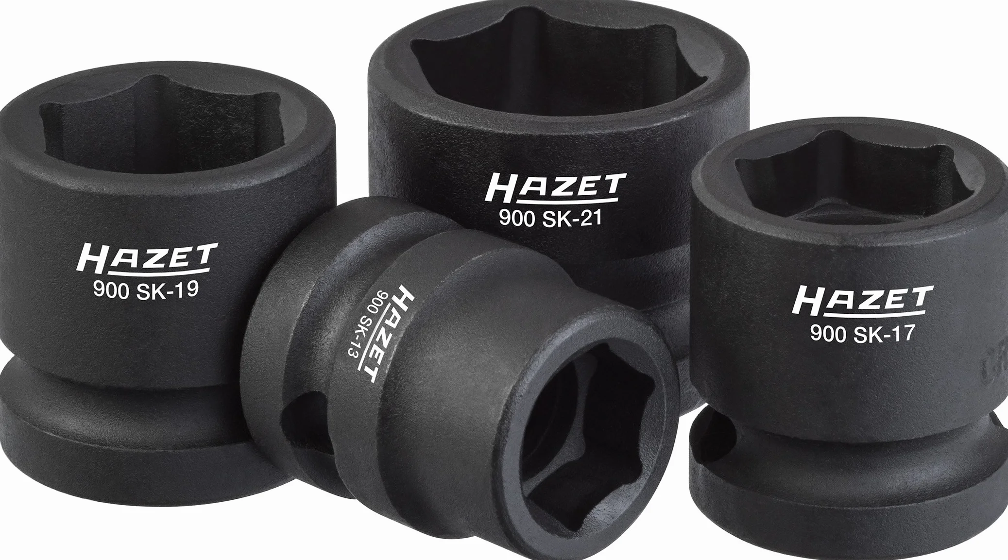 HAZET 900SK/4 29 mm sześciokątny profil trakcyjny zestaw gniazd udarowych - wielokolorowy