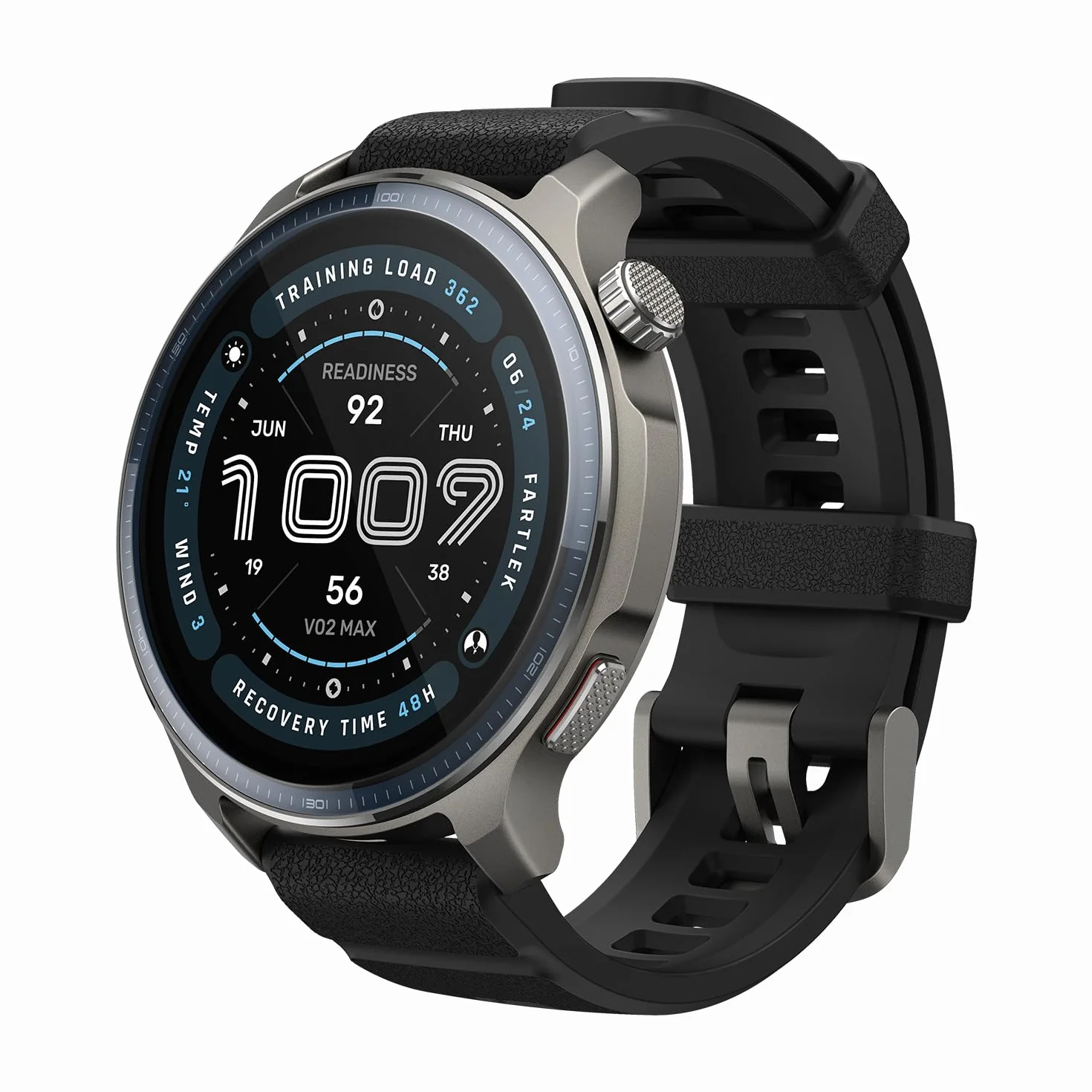 Amazfit Balance 2 Smartwatch 47 mm AMOLED Szkło Szafirowe Dual GPS 21 dni baterii