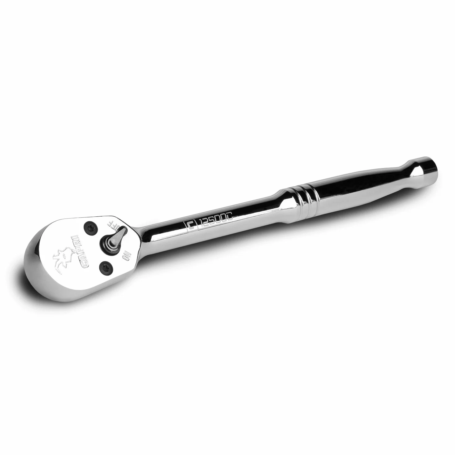 Capri Tools Grzechotka niskoprofilowa z napędem 1/2", prawdziwy 72-zębowy, 5-stopniowy łuk obrotowy