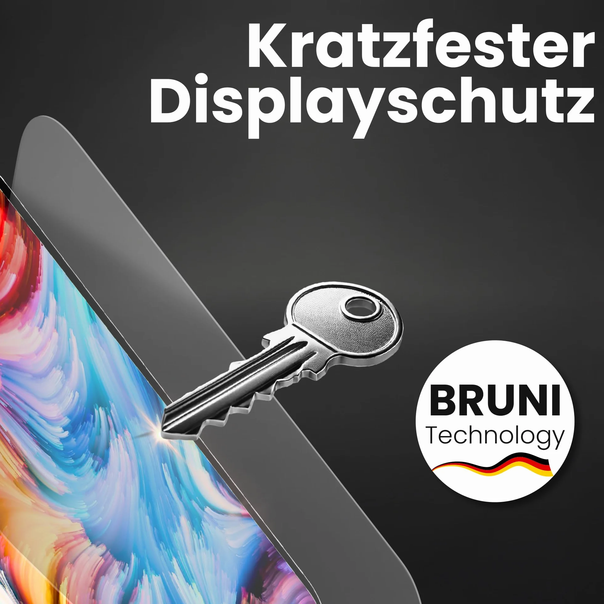 Bruni Folia ochronna kompatybilny z XP-PEN Artist 12 Folia, krystalicznie czysty folia ekranowa (2X)
