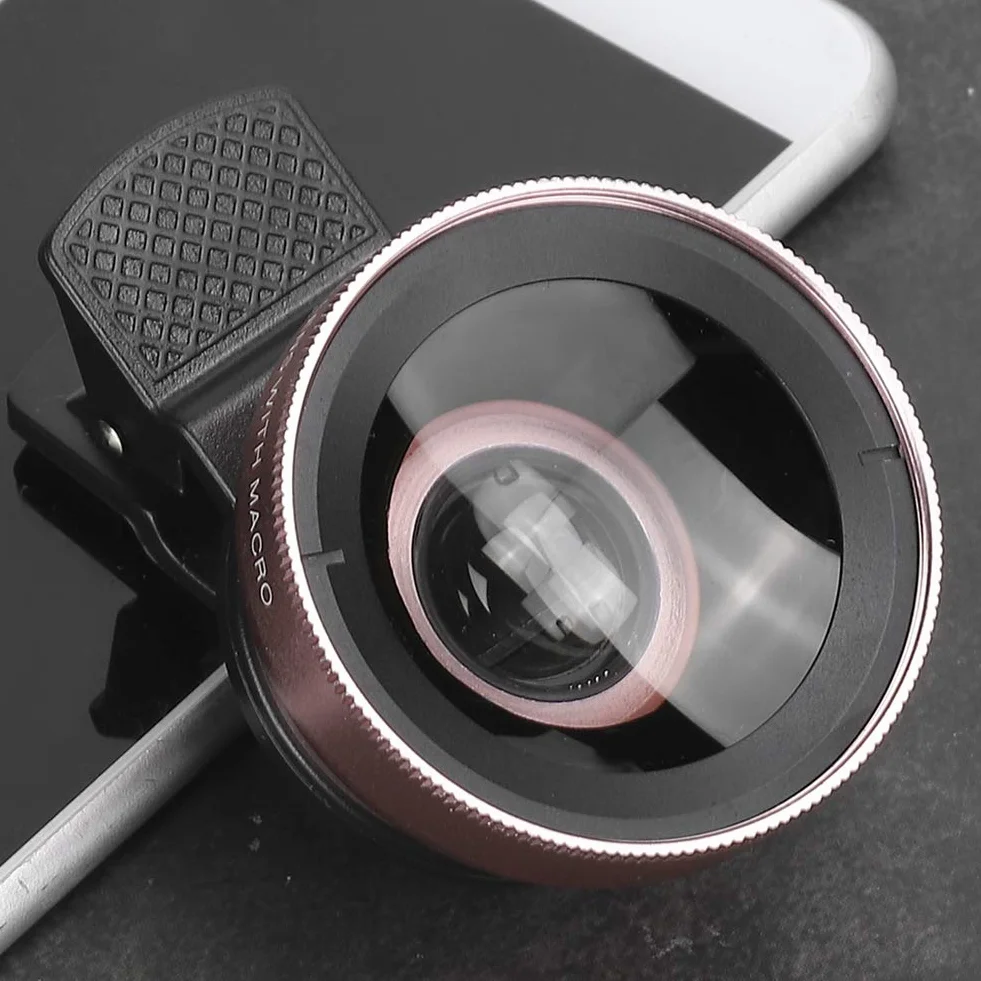 Obiektyw do Telefonu 2 w 1 Szeroki Kąt 0,45X i Makro
