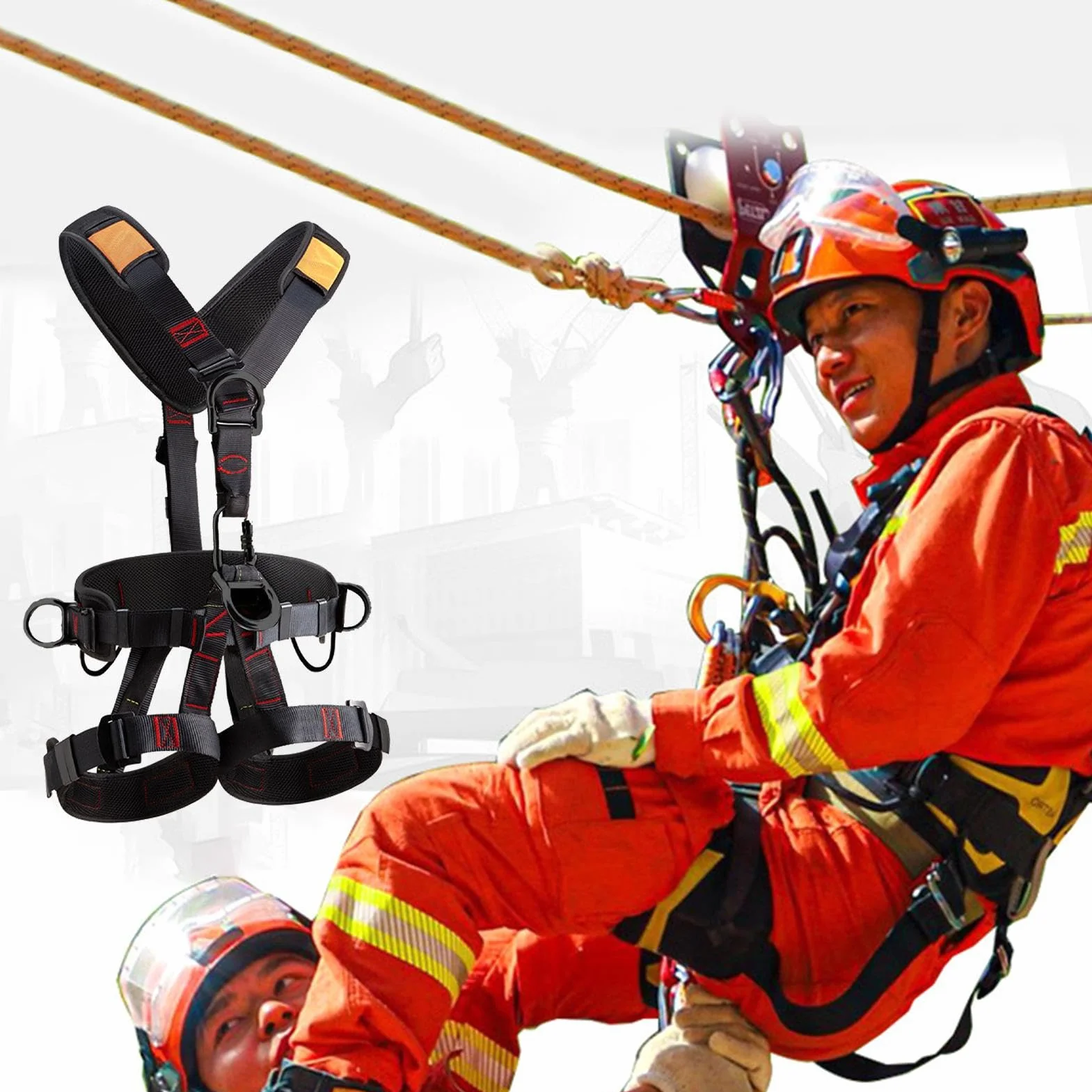 Safety Harness Fall Protection Kit l Fall Arrest Harness l Safety Fall Protection Equipment l High-Quality Fall Protection Kit l Sturdy Safety Harness High-Quality Construction For Any activities