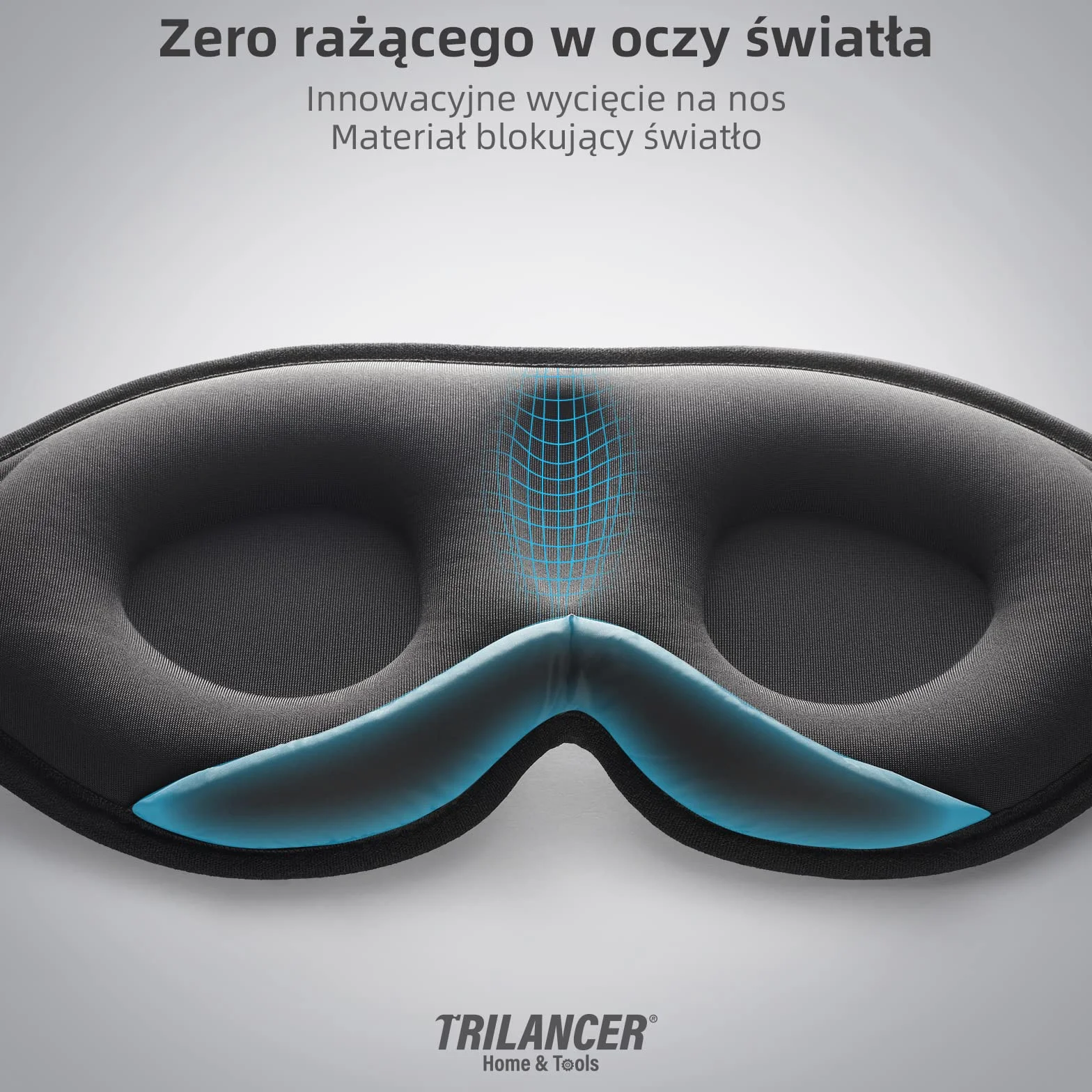 Innowacja 2026 Opaska na Oczy do Spania – Maska do Spania dla Kobiet i Mężczyzn – Miękka Maska na Oczy do Spania 100% Zaciemniająca – Idealna na Drzemkę, w Podróży, do Medytacji(Czarny）