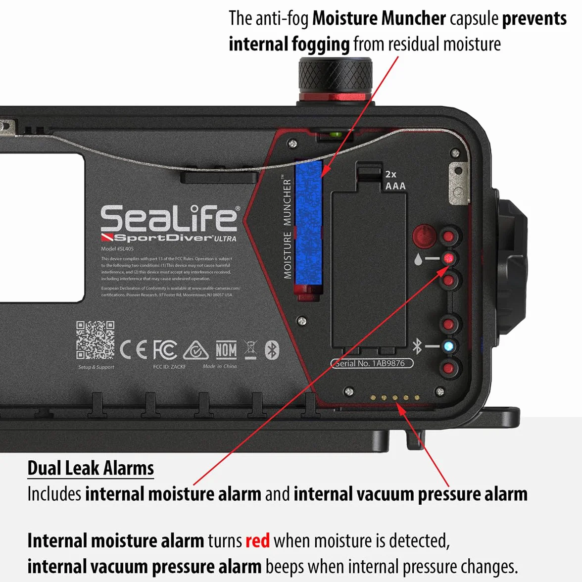 SeaLife SportDiver Ultra obudowa do smartfona 2500 lumenów wodoodporna fotografia