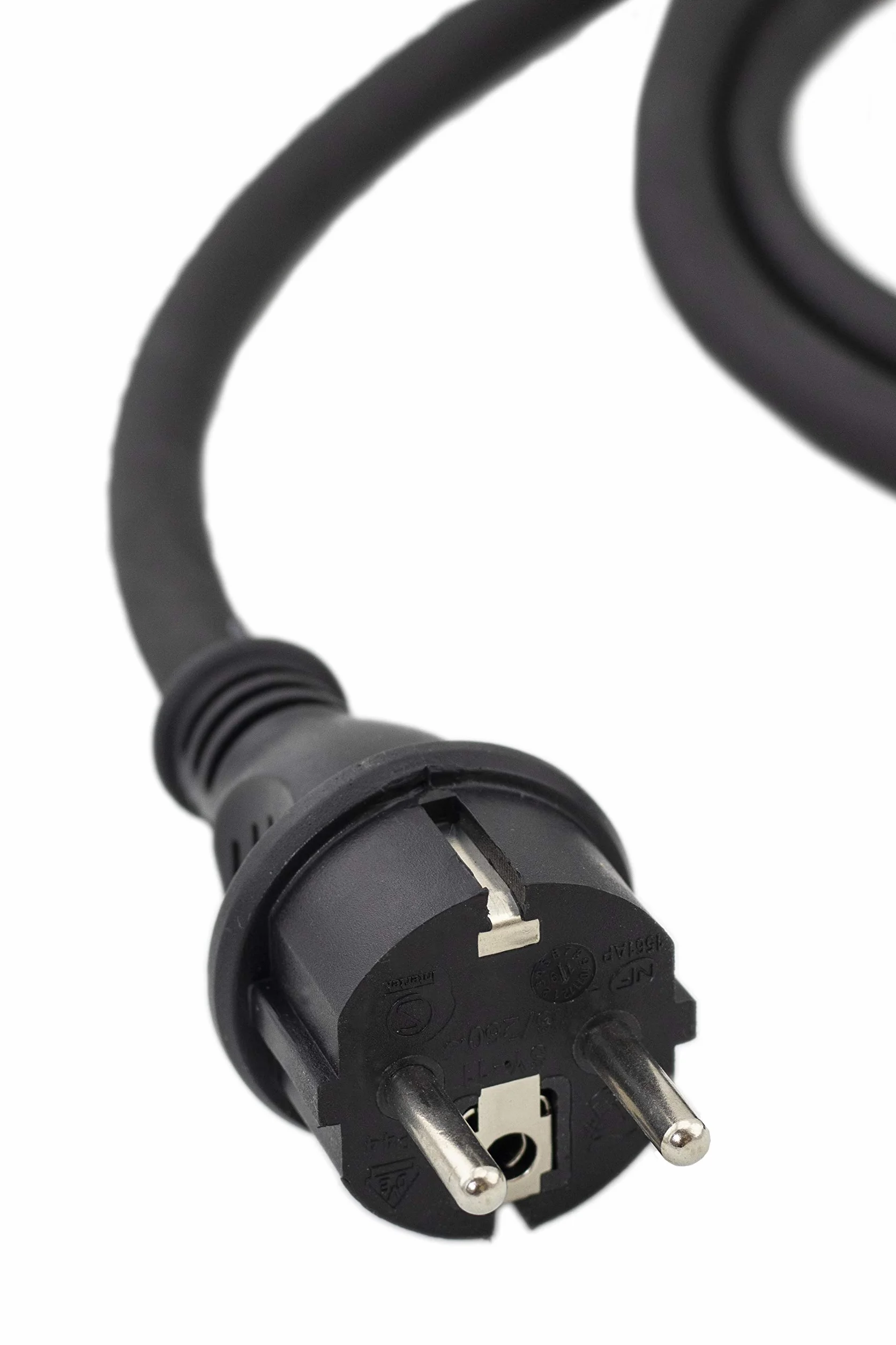 Meister CEE Zestaw kabli adapterowych 2-częściowy - kabel 1,5 m, wtyczka CEE i złącze - wytrzymałe kable gumowe H07RN-F3G 2,5 mm² - 16A/230 V - IP44 kabel zewnętrzny/adapter kempingowy / 7425310