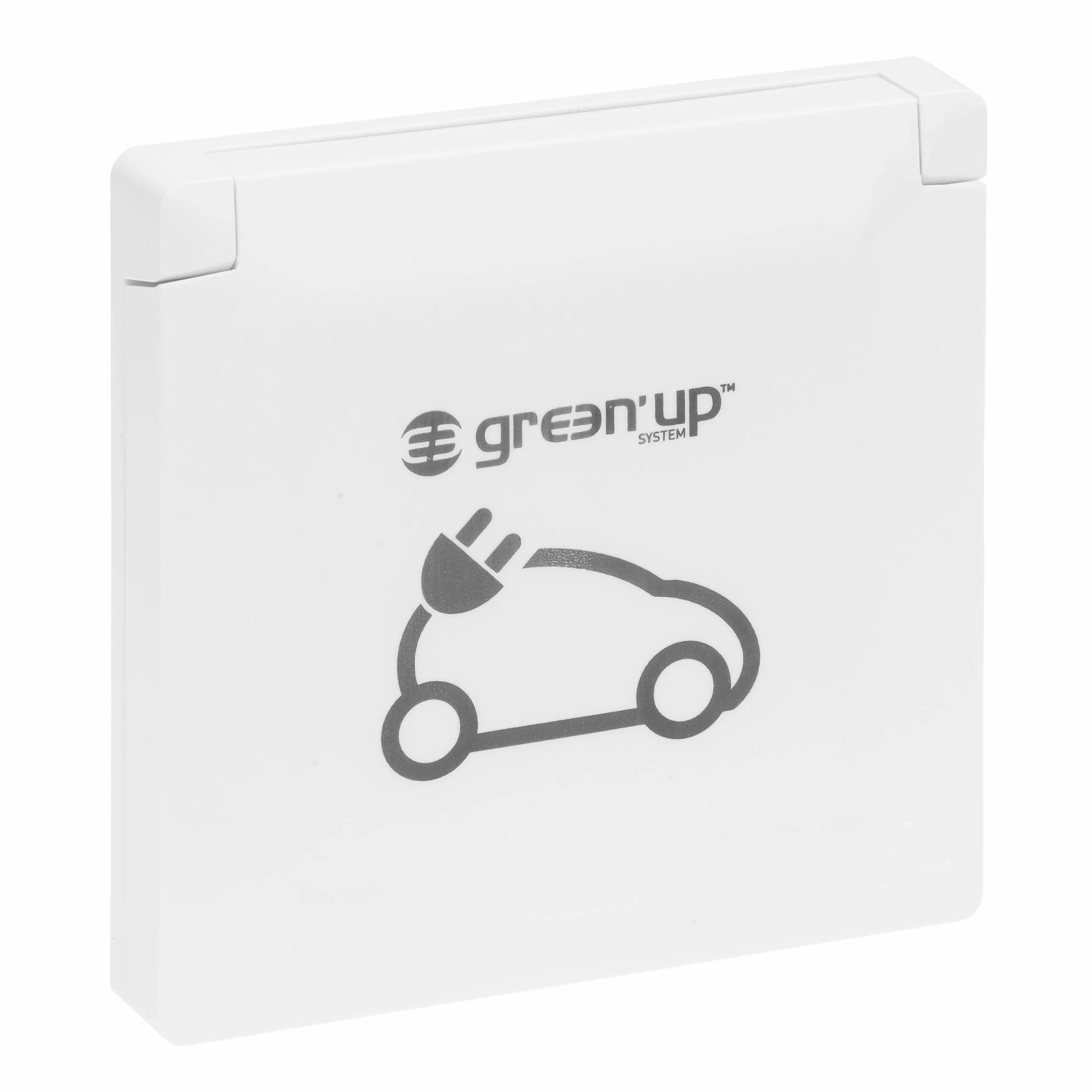 LEGRAND, SEANO Green'Up 765217 gniazdko ze stykiem ochronnym, EV – tryb 1 i tryb 2, do pojazdów elektrycznych, 16 A, 250 V, kolor: ultrabiały,