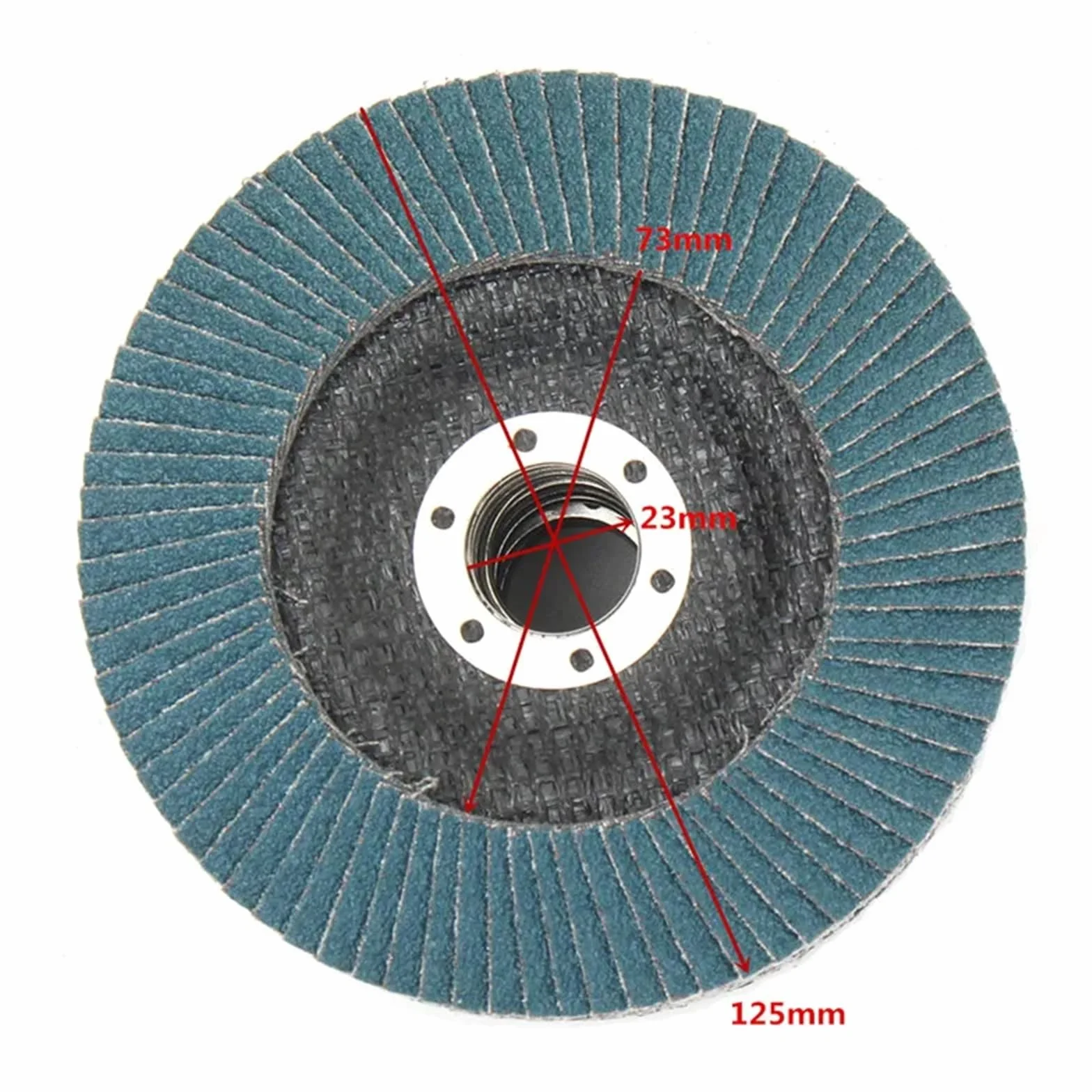 10 sztuk 5 cali 125mm szlifierka kątowa tarcze szlifierskie 40/60/80/120 Grit ściernica tarcze listkowe metalowe plastikowe narzędzie do usuwania drewna narzędzie ścierne