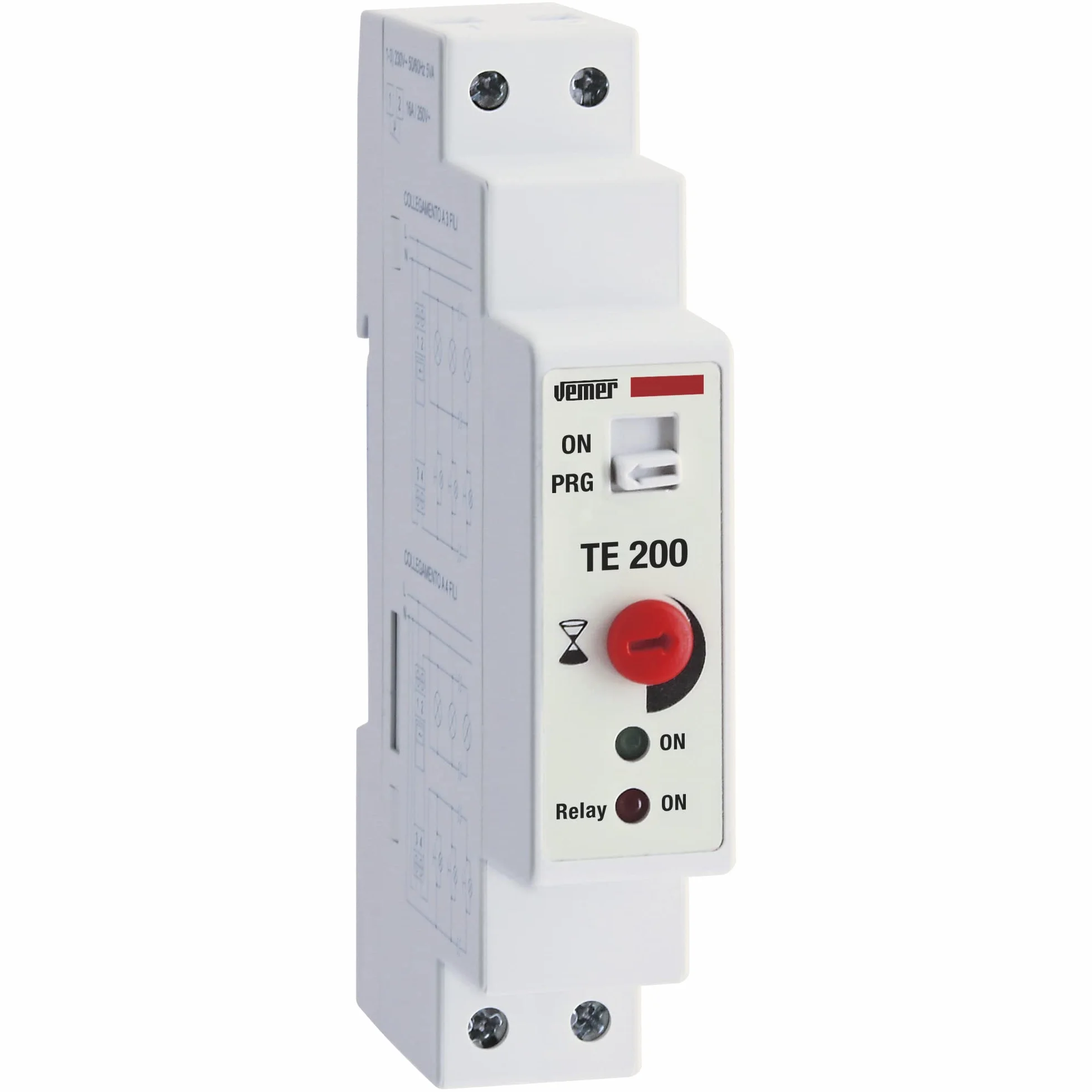 Vemer vj79720000 przełącznik te-200 timer skala elektroniczna do szyn DIN, jasnoszara
