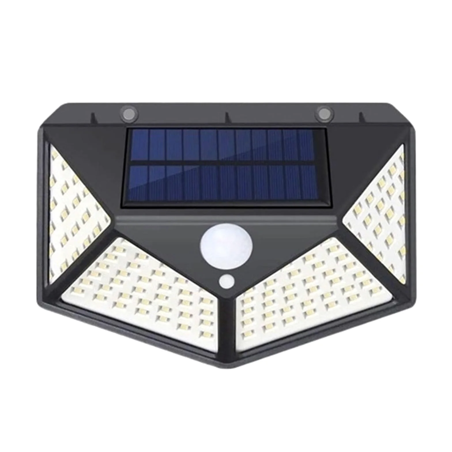 2/4/6/8 Sztuk 100 LED Kinkiety Słoneczne Zewnętrzna Lampa Solarna PIR Czujnik Ruchu Zasilany Energią Słoneczną Światło Słoneczne Oświetlenie Uliczne Do Światła Ogrodowego(6Pcs)
