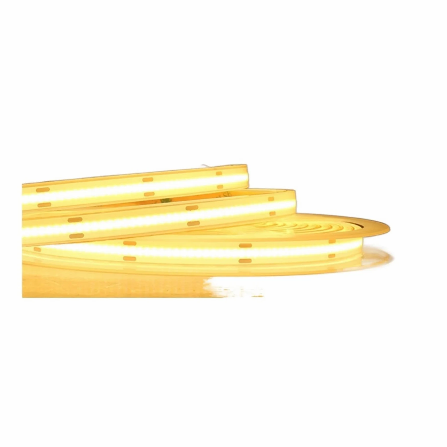 Taśma LED COB Wodoodporna IP68, 12 V, 24 V, 480 LED, elastyczna taśma LED do sauny, basenu, oświetlenia zewnętrznego (DC 24 V, ciepła biel 3000 K_5M)
