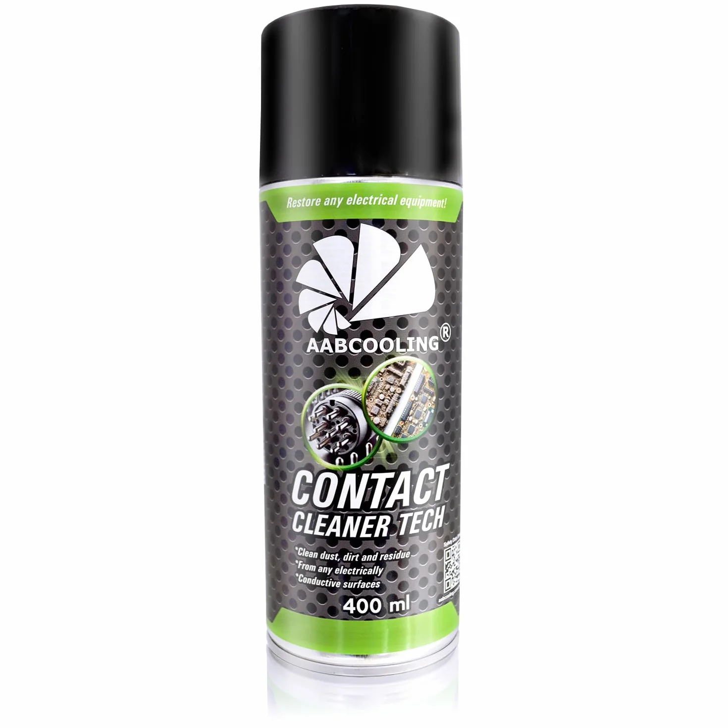 AABCOOLING Contact Cleaner 400ml – Uniwersalny środek czyszczący do domu, warsztatu i samochodu, usuwa tłuszcz, kurz i zabrudzenia – szybkoschnący spray do czyszczenia elektryki i elektroniki