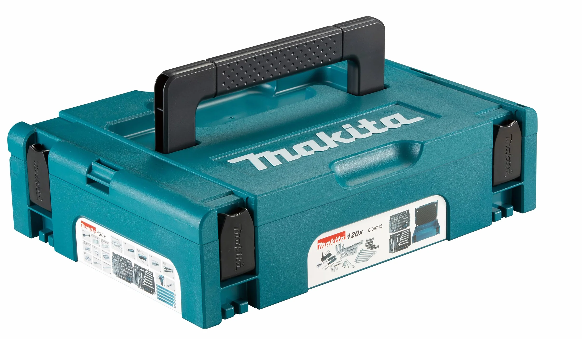Makita Zestaw Narzędzi Ręcznych, Czarny/Niebieski, ‎39.5 x120 Elementów