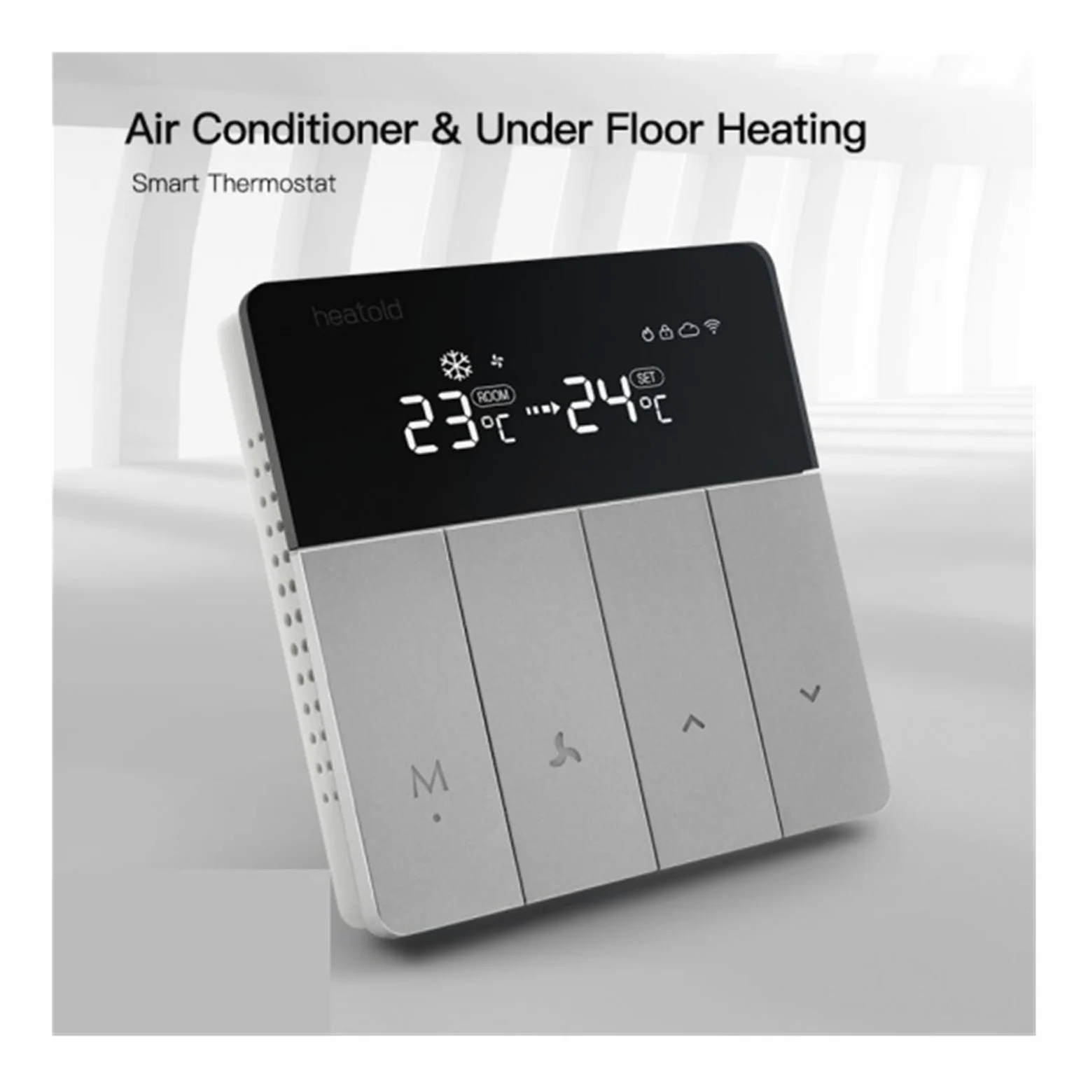 Termostat cyfrowy, Inteligentny termostat, regulator temperatury do wody w domu Elektryczny podłogowy kocioł gazowy Ogrzewanie Praca z APP(Smart Thermostat)