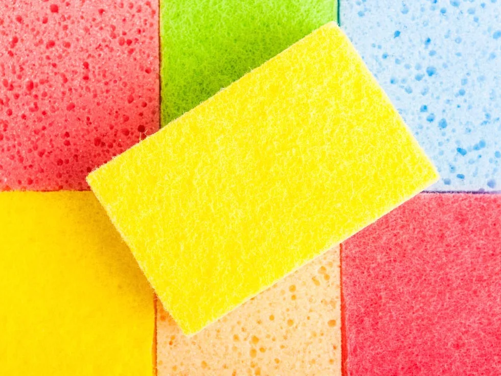 YORK Zmywak Kuchenny 6+1, Uniwersalny, do Mycia Naczyń, Kuchni, Czyszczenia Łazienki, z Miękkiej Pianki, COLOR LUX