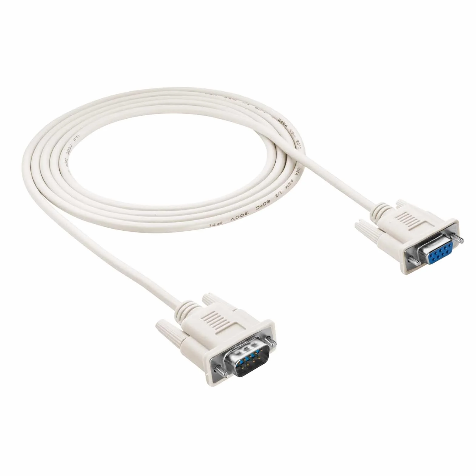 AKYGA AK-CO-01 RS-232 kabel DB9 D-Sub 9-biegunowy adapter wtyczka do gniazda 2 m