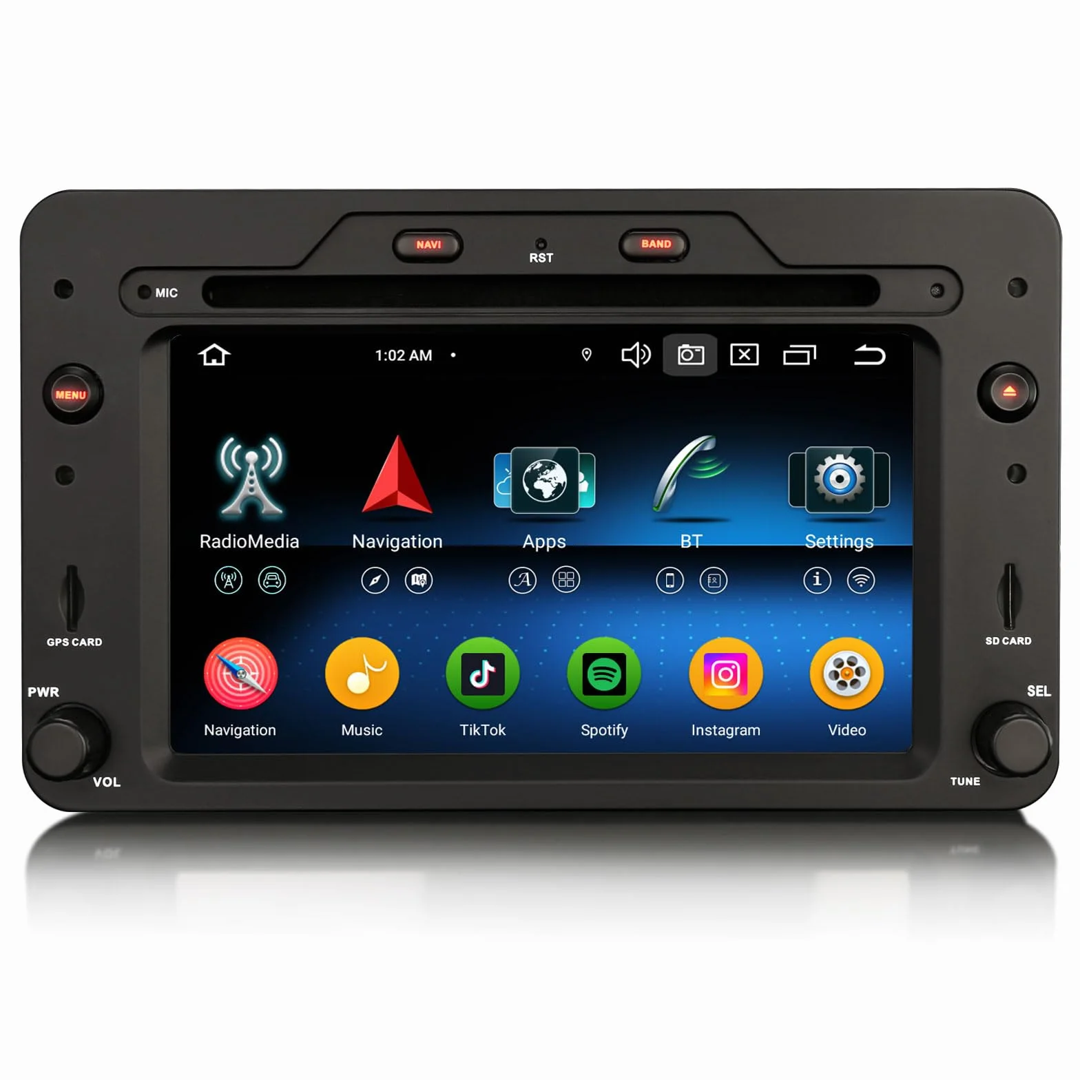 Erisin Android 14 radio samochodowe GPS nawigacja 8-rdzeniowy 4 GB 64 GB do Alfa Romeo Brera Spider 159 Sportwagon CarPlay Android Auto DAB+ Bluetooth 5.0