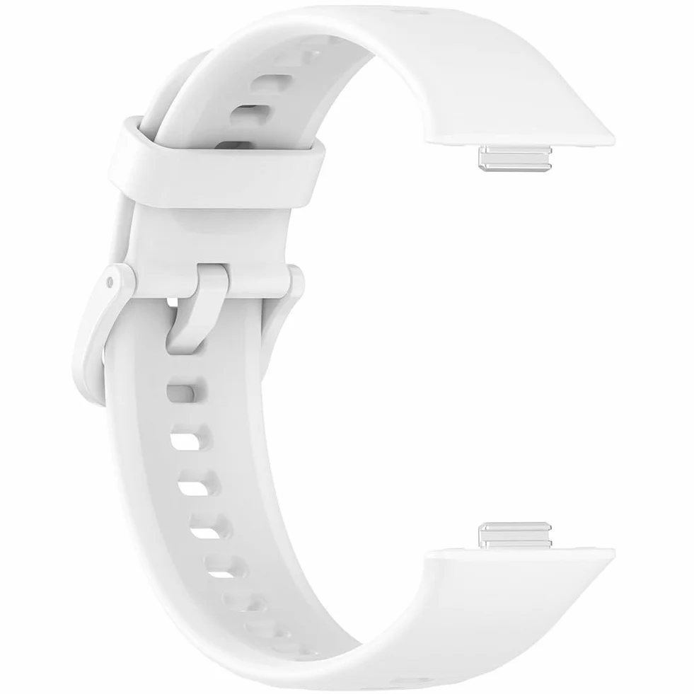 Paski kompatybilne z Huawei Watch Fit 3, silikonowy pasek sportowy z metalową klamrą