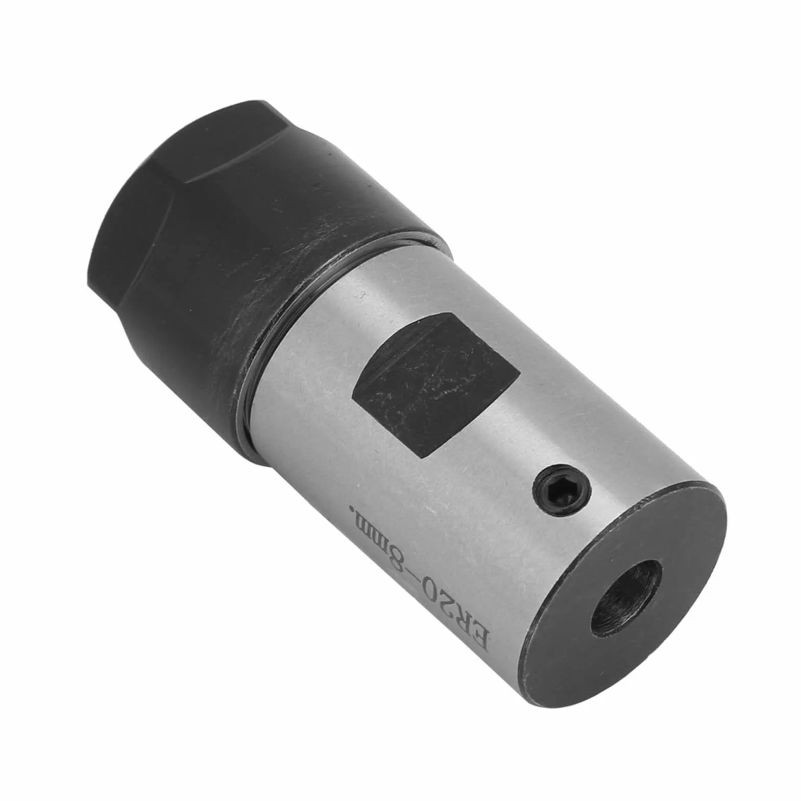 Spannzangenblock C25-ER20-45L Rundspannzangenhalter 6mm / 8mm / 10mm / 12mm / 16mm für CNC-Drehspindelmotor-Klemmstange(8mm)