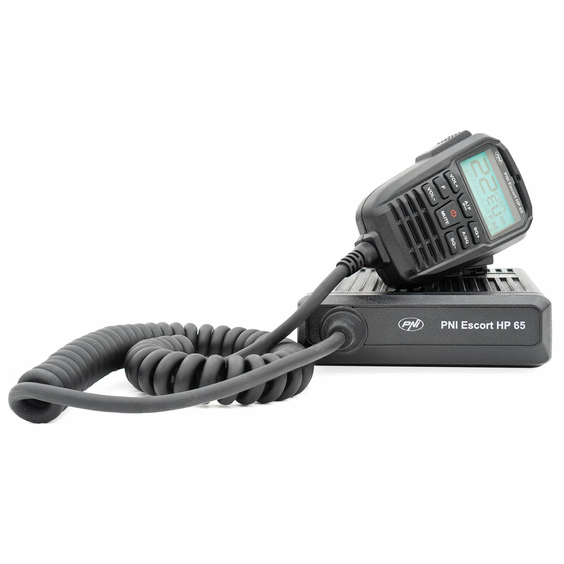 Stacja radiowa CB PNI Escort HP 65 ASQ, multi-norm, Noise Blanker, ASQ, regulowany SQ, 12 V - 24 V, wtyczka do zapalniczki samochodowej w zestawie