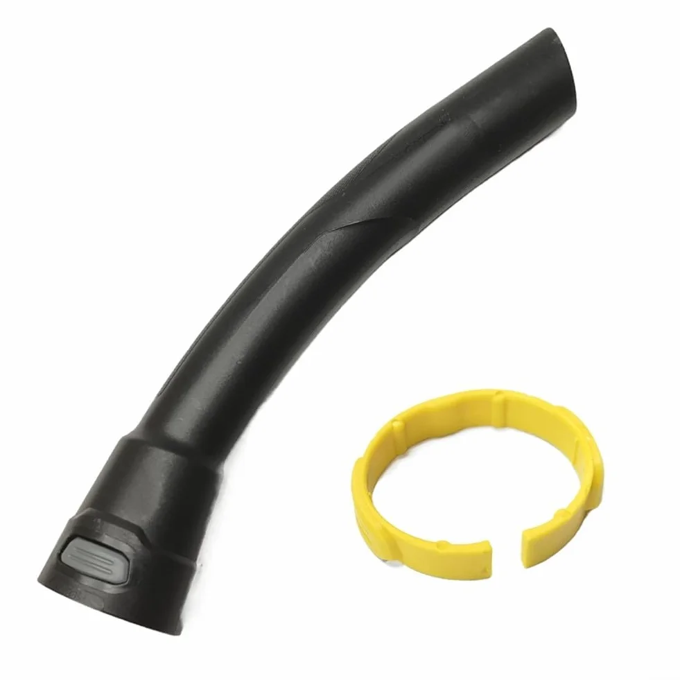 Zakrzywiona końcówka węża z uchwytem do odkurzacza, średnica na końcu 35 mm, zapasowy uchwyt pasuje do Karcher NT20/30/WD1 WD2 WD3 WD4 WD5 WD6 2.863-012.0