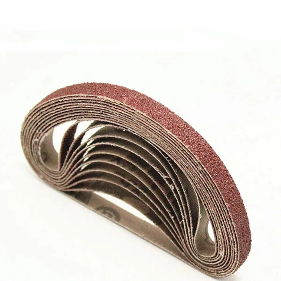 50 sztuk pasów szlifierskich 13x457 mm Pasy szlifierskie do polerowania Narzędzie ścierne do obróbki drewna Szlifowanie okrągłe Pasy szlifierskie, 320 grit, h