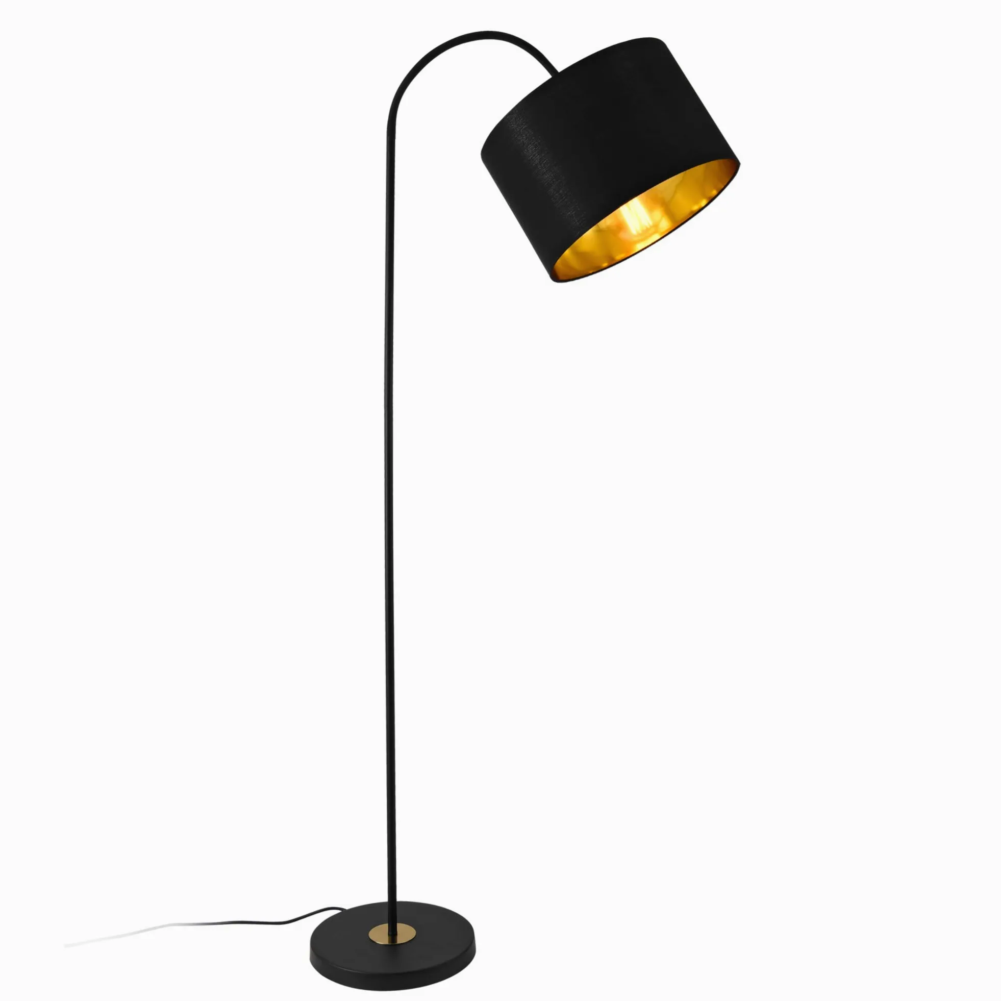 Lampa podłogowa 173 cm Toledo E27 czarny