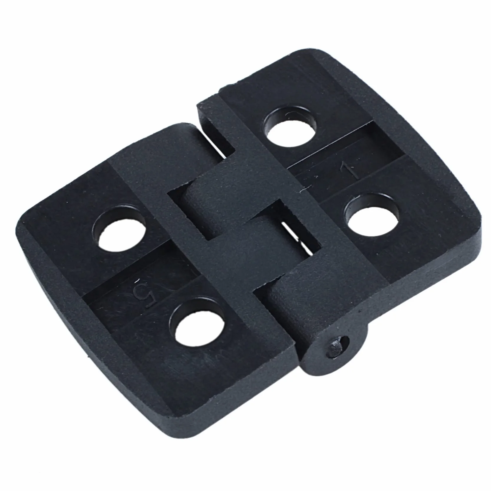 100 . wzmocnione czarne plastikowe zawiasy do drzwi 40 mm x 30 mm