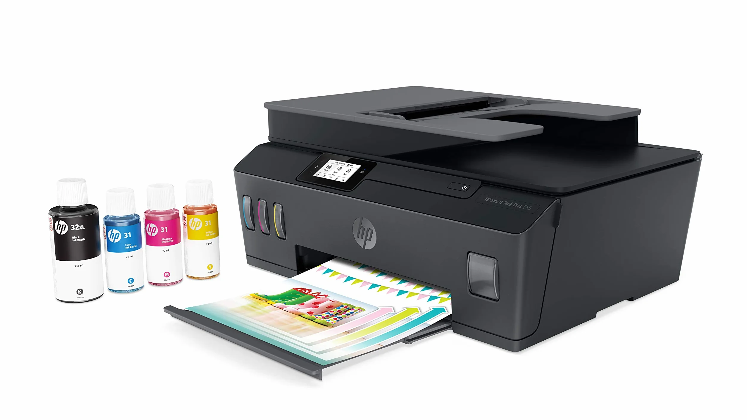 Hp Smart Tank Plus 655 Y0F74A#BHC Drukarka Atramentowa, A4, Czarny