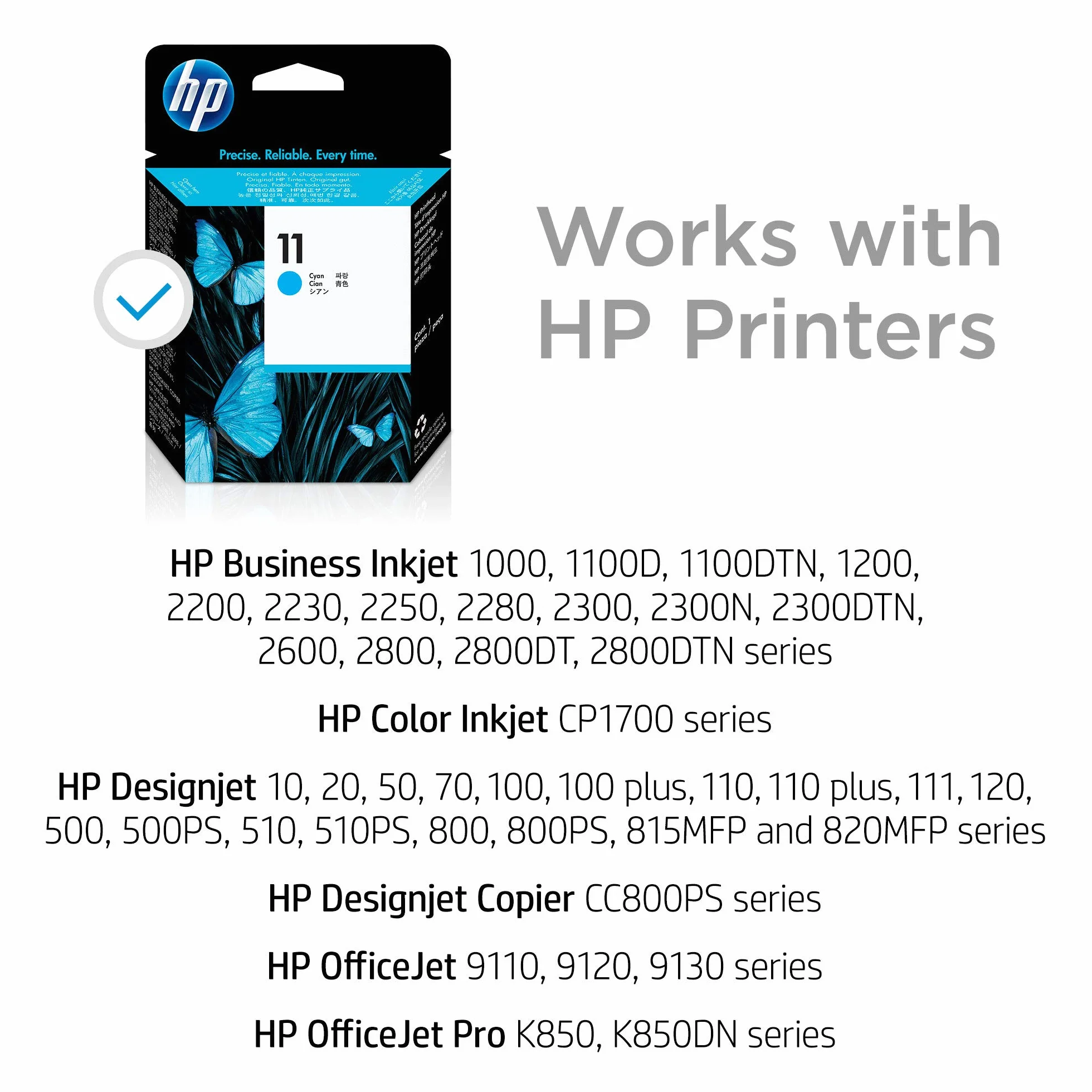 HP 11 Kaseta z Głowicą Drukującą C4811A Cyjan