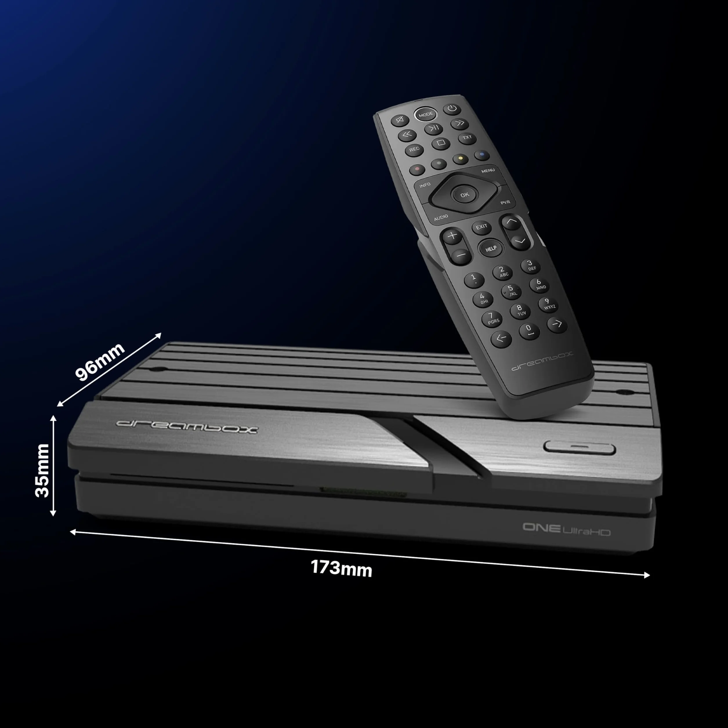 Dreambox One Ultra HD 4K DVB-S2X Multistream Tuner E2 Linux Dual WiFi H.265 HEVC