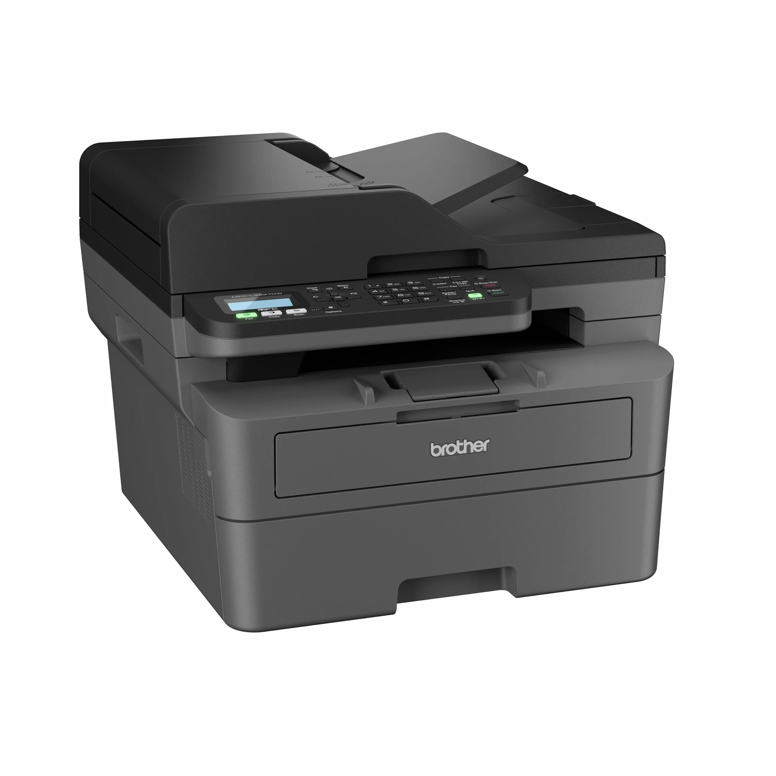 Brother MFC-L2827DW wielofunkcyjna drukarka laserowa 4 w 1, 32 ppm, druk dwustronny, 2-liniowy wyświetlacz LCD, Fast Ethernet, Wi-Fi 5 GHz i USB 2.0