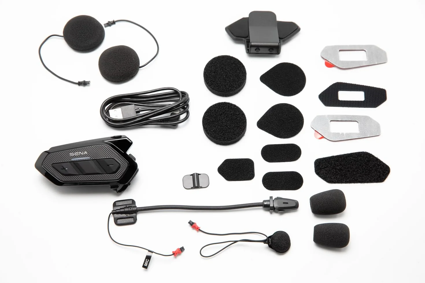 Sena SPIDER RT1 niskoprofilowy system komunikacji z siatką motocyklową, dwupak