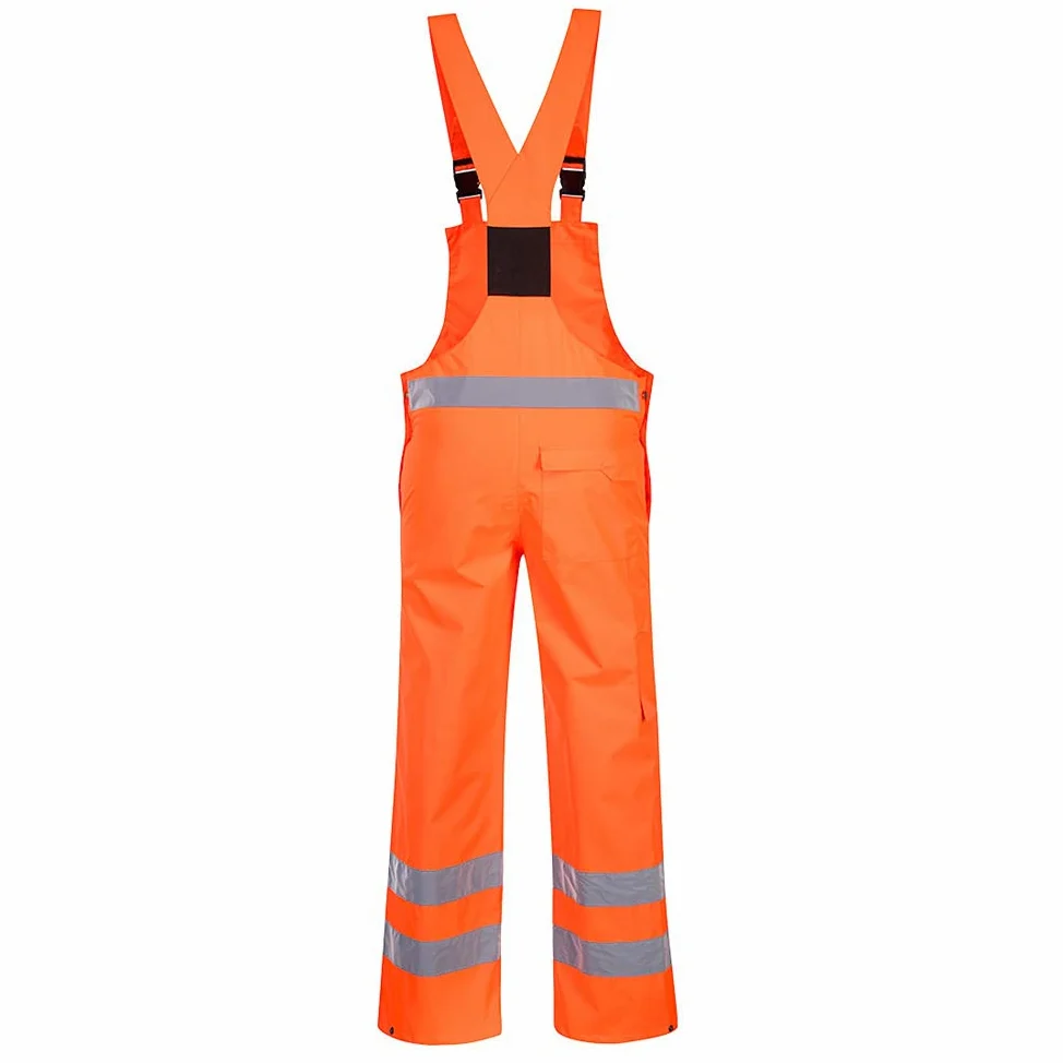 Portwest S388 Ogrodniczki ostrzegawcze nieocieplane, Pomaranczowy, Rozmiar L