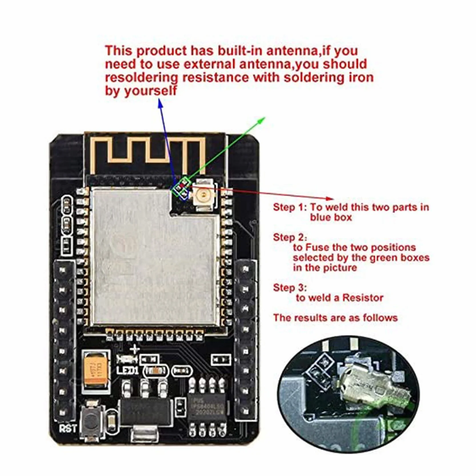 2 x ESP32-CAM moduł WiFi 2,4 G antena ESP32 szeregowa do WiFi ESP32 CAM Development Board 5 V Bluetooth z kamerą OV2640