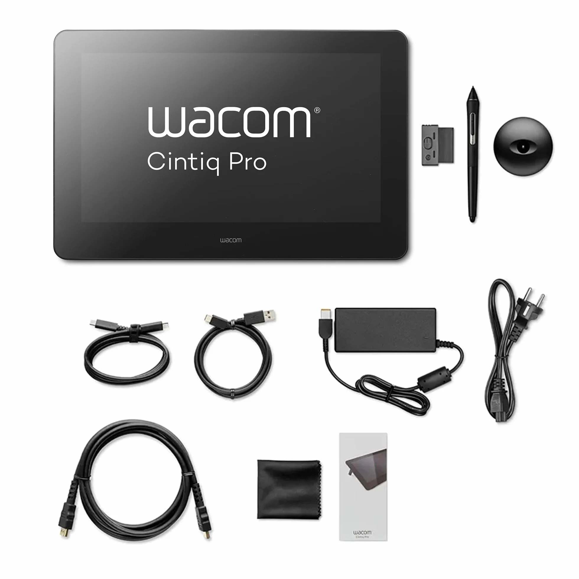 Wacom Cintiq Pro 16 Profesjonalny Tablet Graficzny 4K z Ekranem Wielodotykowym 98% Adobe RGB