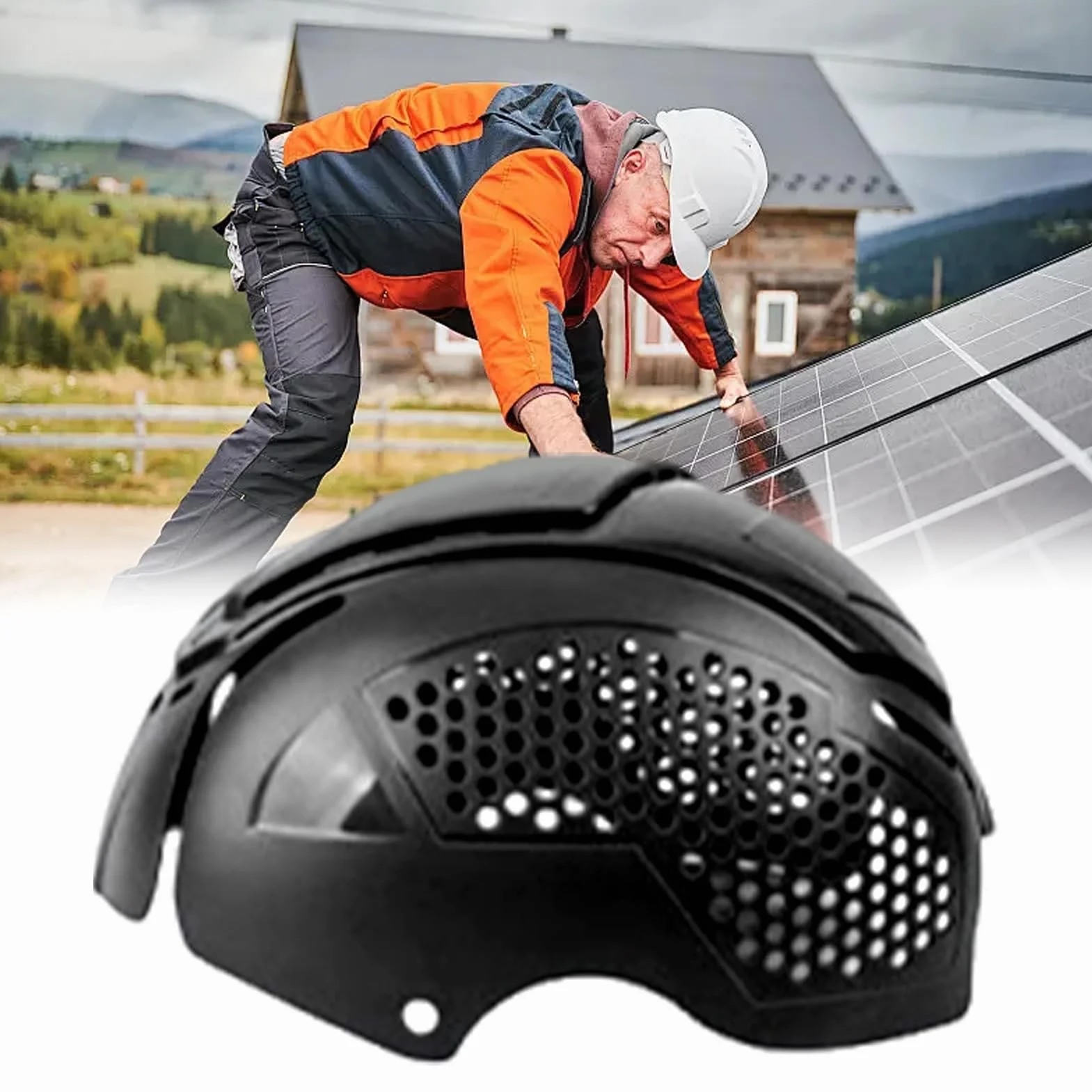Bump Caps Insert - Breathable Safety Helmet, 6.69×8.27×4.72 Inches Protective Work Cap Supplies for Training, Workshop, Processing, Falls, Accidents, Airsoft, or Sweat Absorption, Lightweight