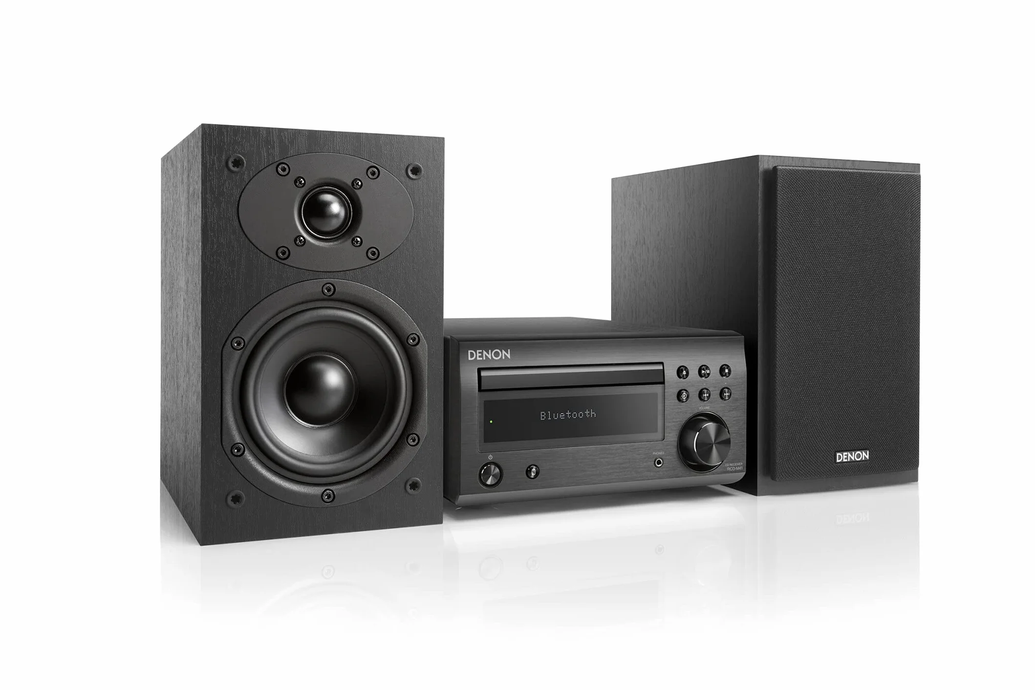 Denon D-M41 D-M41BK Zestaw Hi-Fi Czarny