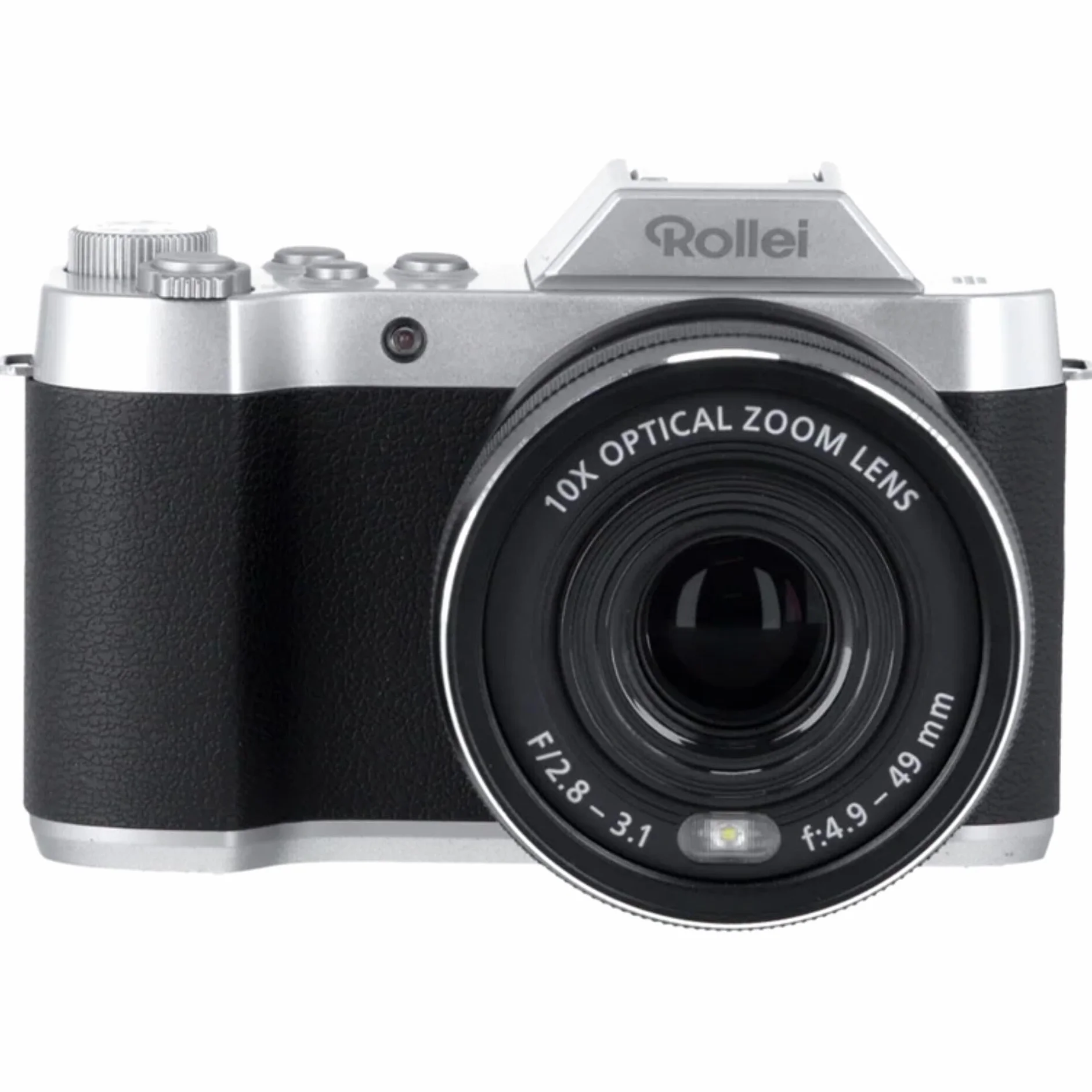 Rollei Powerflex Aparat cyfrowy 64 MP 4K 10x zoom optyczny wyświetlacz IPS 7.3 cm