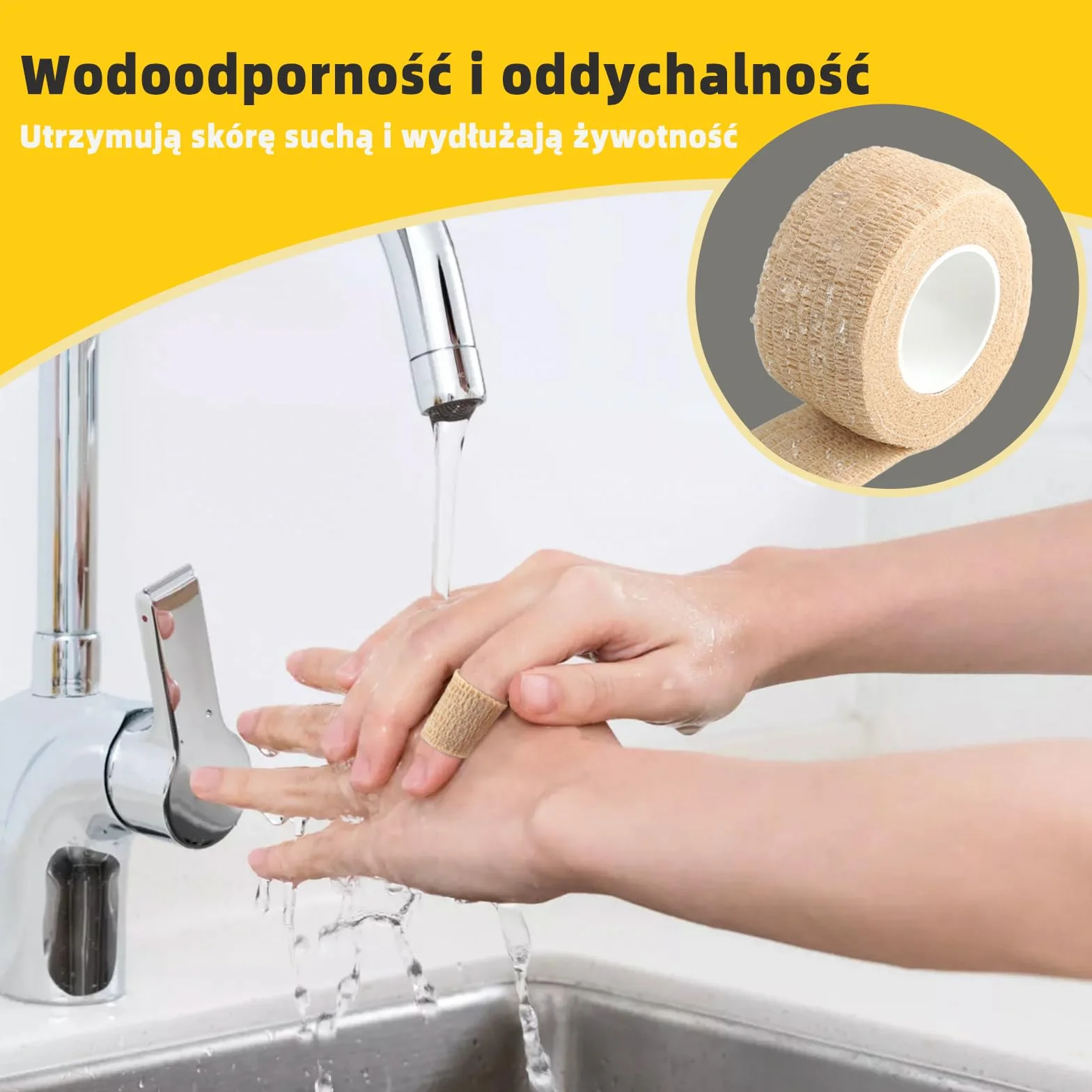 Samoprzylepny Bandaż (8 Sztuk),Oddychający Bandaż Vet Wrap,Spójny Bandaż Pierwszej Pomocy,urazy Sportowe,skręcenia,Ochrona Dla Psów(2.5cmx4.5m)