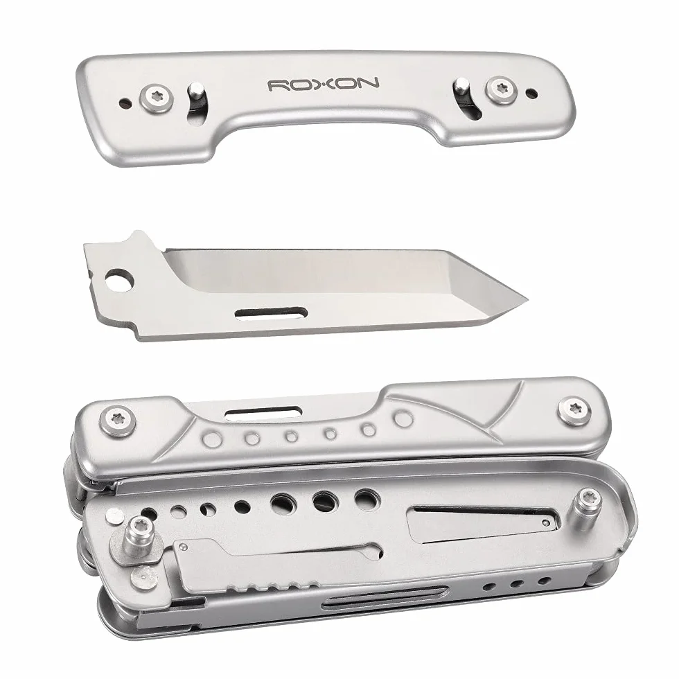 ROXON S802 Phantom zaktualizowana wersja Multi Tool szczypce i nożyczki z wymiennym ostrzem i przecinakami... (S802S)